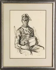 Untitled by Francis de Erdley, CHARCOAL ON PAPER, offered Mar 2022
