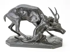 Untitled by Antoine-Louis Barye, BRONZE SCULPTURE, SUSSE FRERE, 19TH.C., offered Mar 2022