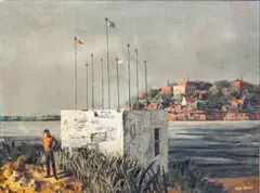 Untitled by Hughie Lee-Smith, OIL ON LINEN CANVAS, offered Feb 2022