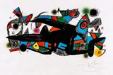 Untitled by Joan Miró, 1974, LITHOGRAPH IN COLORS, ON JAPON PAPER, offered Feb 2022