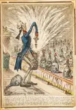 James Gillray, HAND TINTED, 1805, ETCHING ON PAPER