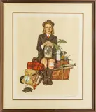 Untitled by Norman Rockwell, LITHOGRAPH IN COLORS ON WOVE PAPER, offered Feb 2022