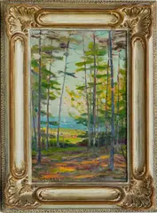 William Greason, Untitled, 1930, OIL ON BOARD, C.