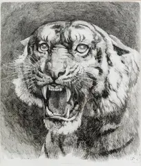 RESTRIKE by Herbert Dicksee, ETCHING ON PAPER, offered Feb 2022