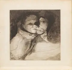 Untitled by Käthe Kollwitz, ETCHING ON WOVE PAPER, 1910 (LATER IMP), offered Feb 2022