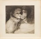 Käthe Kollwitz, Untitled, ETCHING ON WOVE PAPER, 1910 (LATER IMP)