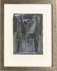 Untitled by Marino Marini, 1963, AQUATINT IN COLORS ON WOVE, offered Jan 2022