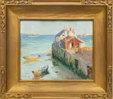 Gerrit Beneker, Untitled, 1917, OIL ON BOARD