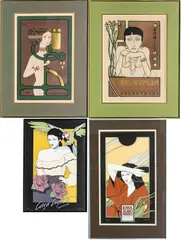David Lance Goines, PATRICK NAGEL (AMERICAN, 1945–1984), SERIGRAPH POSTERS ON WOVE PAPER