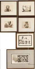 Charles Bragg, ETCHINGS, ON PAPER