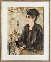 Richard Jerzy, Untitled, WATERCOLOR ON WOVE PAPER