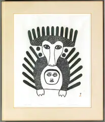 Ningeeuga, STONECUT, 1978, ON PAPER