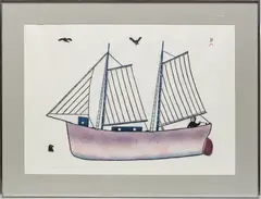 STONECUT, STENCIL by Jamasie, 1981, ON PAPER, offered Dec 2021