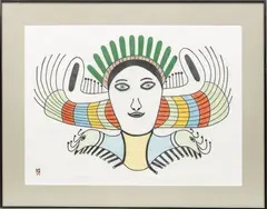 Ningeeuga, STONECUT, STENCIL, 1979, ON PAPER