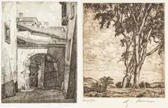 ETCHINGS by Luigi Lucioni, ON PAPER, offered Dec 2021