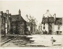 Redmond Stephens Wright, Untitled, 1932, ETCHING ON PAPER