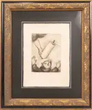 Marc Chagall, Untitled, 1958, ETCHING ON ARCHES PAPER