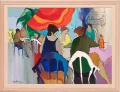 Itzchak Tarkay, Untitled, OIL ON CANVAS