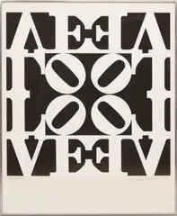 Robert Indiana, Untitled, 1971, SILKSCREEN ON PAPER