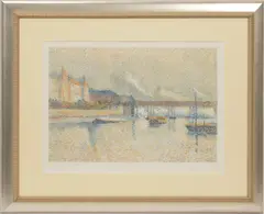 POINTILLIST by Jacques Villon, AQUATINT ETCHING ON WOVE PAPER, offered Nov 2021