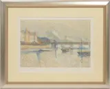 Jacques Villon, POINTILLIST, AQUATINT ETCHING ON WOVE PAPER