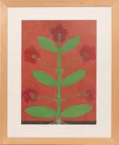Eddie Arning, FOLK ART, CRAYON ON PAPER