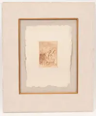 Untitled by Pierre-Auguste Renoir, 1894, ETCHING AND DRYPOINT, PRINTED IN SEPIA ON PAPER, offered Nov 2021
