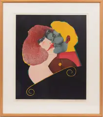Richard Linder, Untitled, LITHOGRAPH IN COLORS ON WOVE PAPER