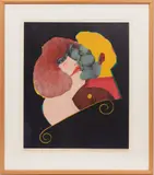 Richard Linder, Untitled, LITHOGRAPH IN COLORS ON WOVE PAPER