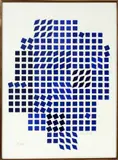 Victor Vasarely, Untitled, SCREENPRINT, H 12 1/4", W 9 1/2"
