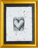Jim Dine, Untitled, 1982, ETCHING, ON RICHARD DE BAS FLORAL PAPER