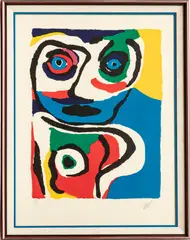 Untitled by Karel Appel, LITHOGRAPH IN COLORS, ON WOVE PAPER, GRAND TETE, offered Oct 2021