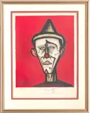 Bernard Buffet, Untitled, 1967, LITHOGRAPH IN COLORS, ON WOVE PAPER
