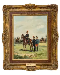 Untitled by Paul Émile Léon Perboyre, OIL ON PANEL, offered Oct 2021