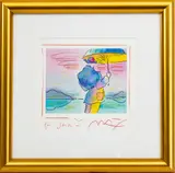 Peter Max, Untitled, 1997, LITHOGRAPH WITH HAND COLORING ON WOVE PAPER