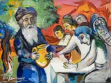 Ari Roussimoff, Untitled, OIL ON ILLUSTRATION BOARD