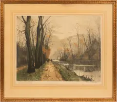 Untitled by Henri Jourdain, AQUATINT ETCHING ON PAPER, offered Oct 2021