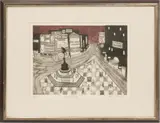 Julian Trevelyan, Untitled, AQUATINT ETCHING ON PAPER