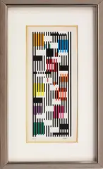 Untitled by Yaacov Agam, SCREENPRINT IN COLORS ON WOVE PAPER, offered Aug 2021