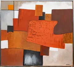 Lajos Kassák, Untitled, 1958, OIL ON CANVAS