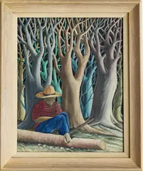 Jacques-Enguerrand Gourgue, Untitled, OIL ON CANVAS