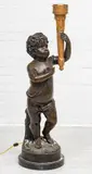 Untitled by Auguste Moreau, BRONZE SCULPTURE TOURTIÈRE CHERUB, offered Aug 2021