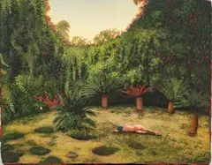 Mel Rosas, Untitled, 1992, OIL ON BOARD