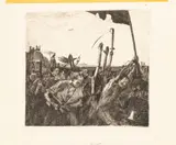 Käthe Kollwitz, Untitled, 1899, ETCHING, DRYPOINT AND AQUATINT ON WOVE PAPER