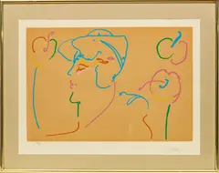 Untitled by Peter Max, LITHOGRAPH IN COLORS ON WOVE PAPER, offered Aug 2021