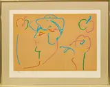 Peter Max, Untitled, LITHOGRAPH IN COLORS ON WOVE PAPER