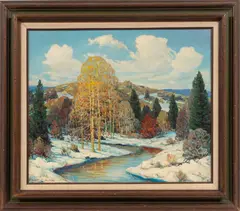 Dwight Clay Holmes, Untitled, OIL ON BOARD