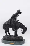 Untitled by Frederic Remington, BRONZE SCULPTURE, offered Jul 2021