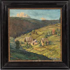 Anton Wolf, Untitled, 1922, OIL ON BOARD
