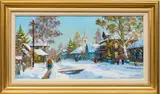 Alexander Alexandrovsky, STREETS OF KARGAPOL, 2005, OIL ON CANVAS DATED